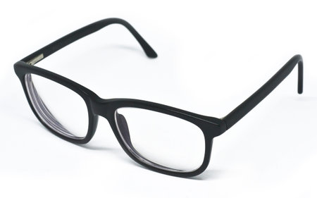 Glasses on white background isolated