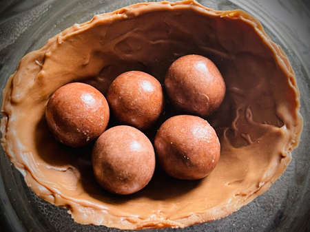 Easter Egg Fillingsの写真素材