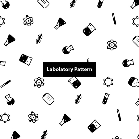 Labolatory Patternのイラスト素材