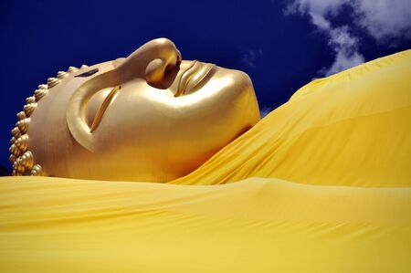 Reclining Buddha in Thailandの写真素材