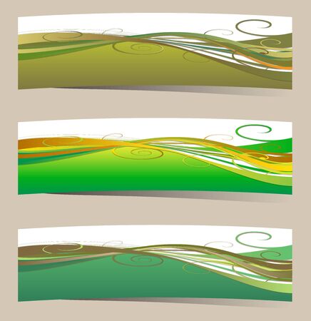 design graphic flora bannersのイラスト素材