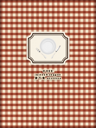 vintage restaurant menu design vintage conceptのイラスト素材