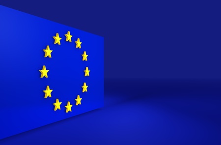 European Union 3d background for slides and presentations.の写真素材