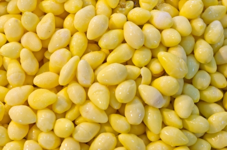 Gingko nuts  Ginkgo biloba  Sweet Ginkgo, Traditional Chinese dessert in Thailandの写真素材