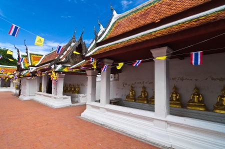Beautiful Thai Temple in Phetchaburi Province,Thailand,Public Domain の写真素材