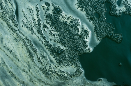 Soapsuds background with air bubbles abstract textureの写真素材