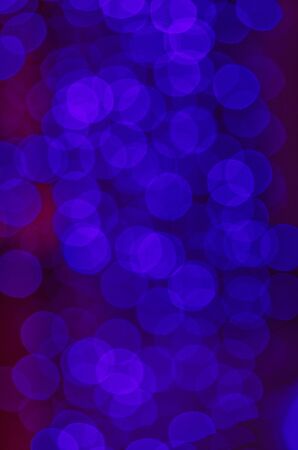 Abstract decorated in Christmas lights at night.の写真素材