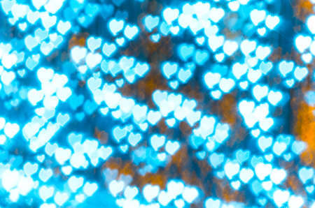 Abstract decorated in Christmas lights at night.の写真素材