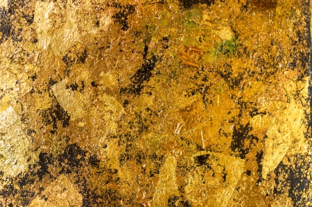The gold leaf. For the background and textures.の写真素材