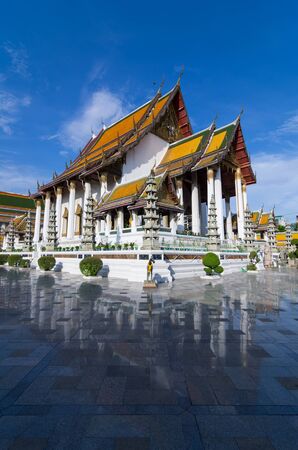 Temple in Bangkok Wat Suthat, Thailand.の写真素材