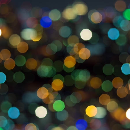 Blurred abstract background lights, beautiful Christmas.の写真素材