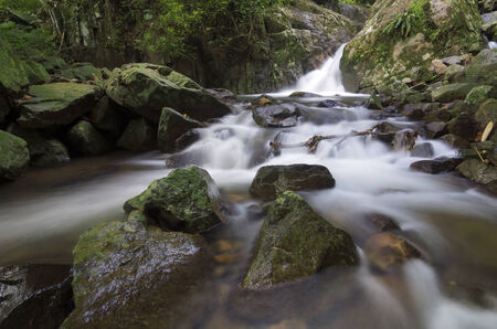 Beautiful Deep Forest waterfall Krok I Dok, Saraburi, Thailand.の写真素材
