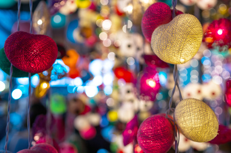 Blurred abstract background lights, beautiful Christmas.の写真素材