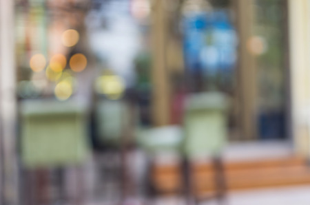 Blurred coffee shop for background about coffee.の写真素材