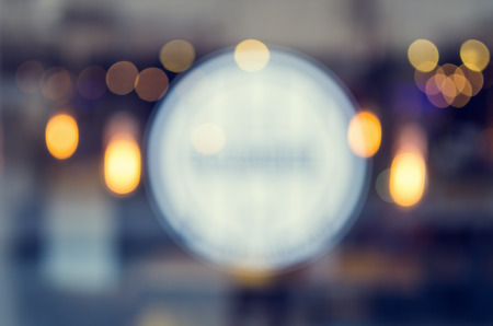 Blurred coffee shop for background about coffee.の写真素材