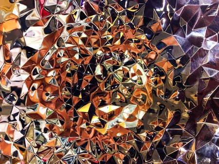 The surface of the shiny metal for background.
