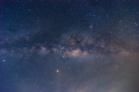 Milky way galaxy with stars and space dust in the universe, long speed exposure.の写真素材