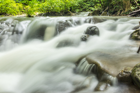 Waterfall in Kanchanaburiの写真素材