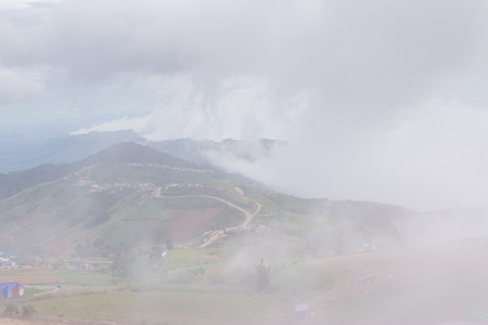 Sea mist Phu Tub Berk Phetchabun Province in Thailand.の写真素材