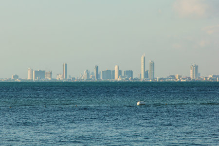 Sea View at Pattaya Beachの写真素材