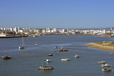 View on Portimao in Portugal