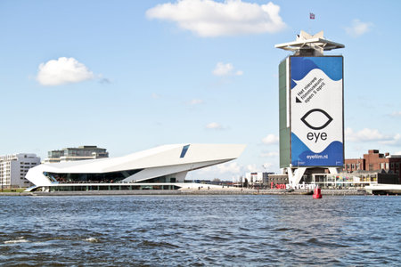 City scenic from Amsterdam in the Netherlandsのeditorial素材