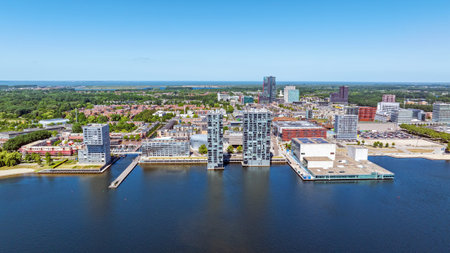 Modern European city view