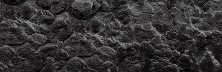 Black lined marble stone texture background for wallpaper decorative design.
