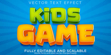 Editable text effect, premium illustrator text styleのイラスト素材