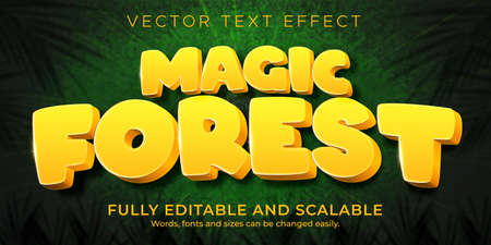 Editable text effect, premium illustrator text styleのイラスト素材