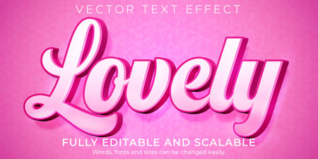 Editable text effect, premium illustrator text style