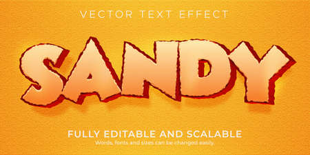 Editable text effect, premium illustrator text styleのイラスト素材