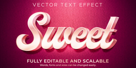 Editable text effect, premium illustrator text styleのイラスト素材