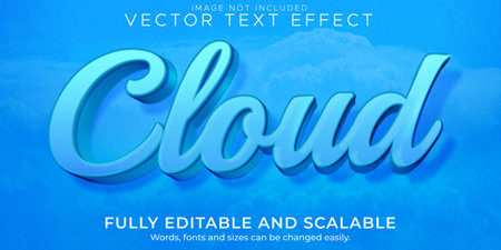 Editable text effect, premium illustrator text styleのイラスト素材