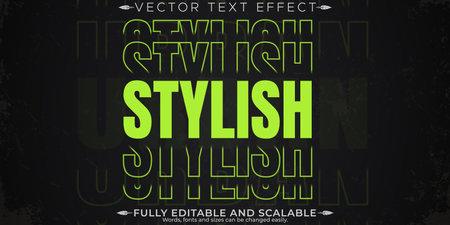 Editable Text Effect Font Style EPS Files for Adobe Illustratorのイラスト素材