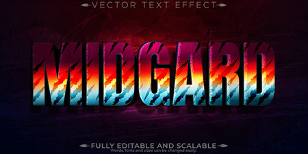 Editable Text Effect Font Style EPS Files for Adobe Illustrator
