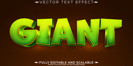 Editable Text Effect Font Style EPS Files for Adobe Illustrator