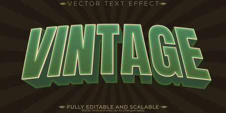 Editable Text Effect EPS Files for Adobe Illustratorのイラスト素材