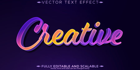 Editable Text Effect EPS Files for Adobe Illustratorのイラスト素材