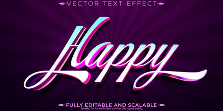 Editable Text Effect EPS Files for Adobe Illustratorのイラスト素材