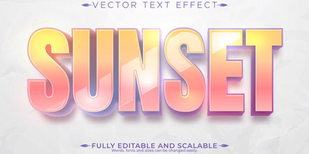 Editable Text Effect EPS Files for Adobe Illustratorのイラスト素材