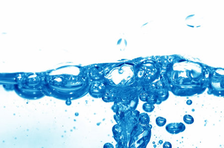 Water bubbles background. Refreshing power