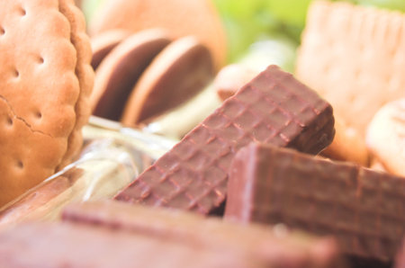 Different kinds of cookiesの写真素材