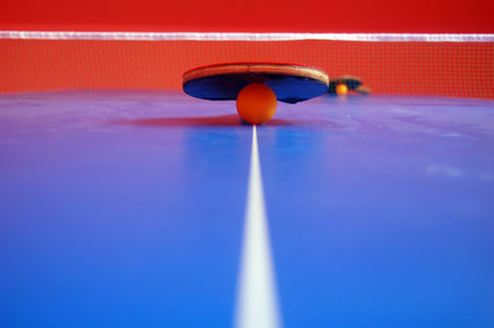 table tennis imageの写真素材