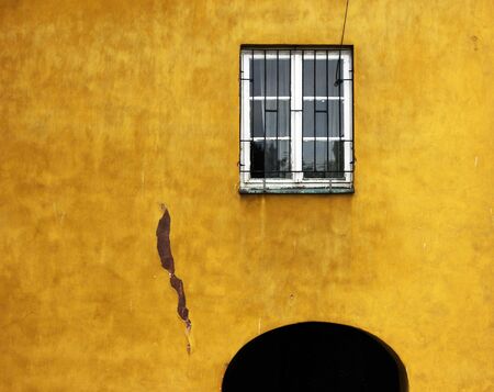 Old town building wall compositionの写真素材