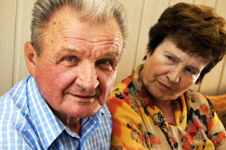 Senior couple and emotions between them