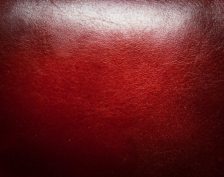Red natural leather background in retro moodの写真素材