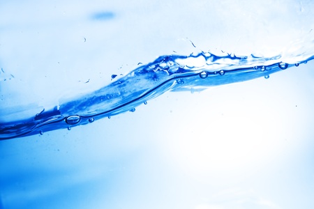 Clean water wave. Fresh photographの写真素材