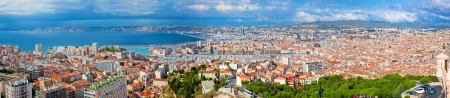 Marseille, France panorama. The famous european harbour.の写真素材