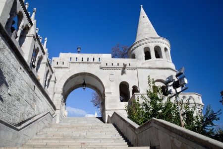Fisherman's Bastion on the Buda Castle hill in Budapest, Hungaryのeditorial素材